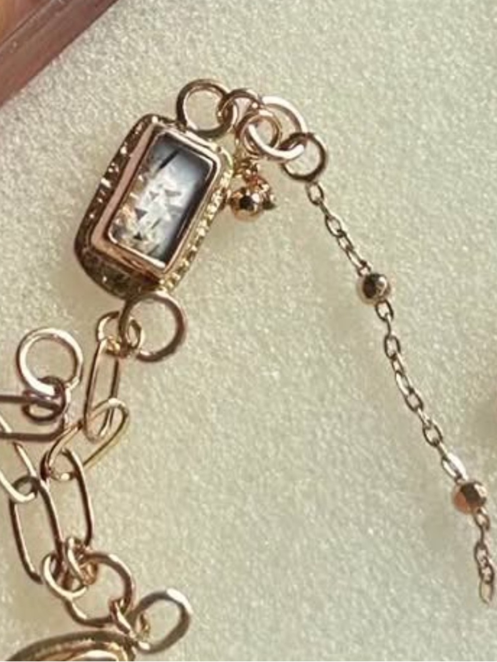 High noon handmade 🌈Rose Gold lattice sunstone Charm 🌈